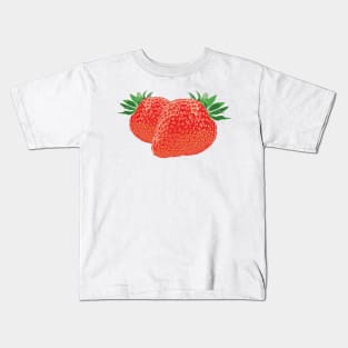 Shiny Strawberries Kids T-Shirt